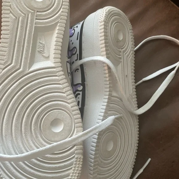 Nike Multicolor Graphic Sneakers Air Force 1 - CUSTOM PAINTING - Picture 8 of 9